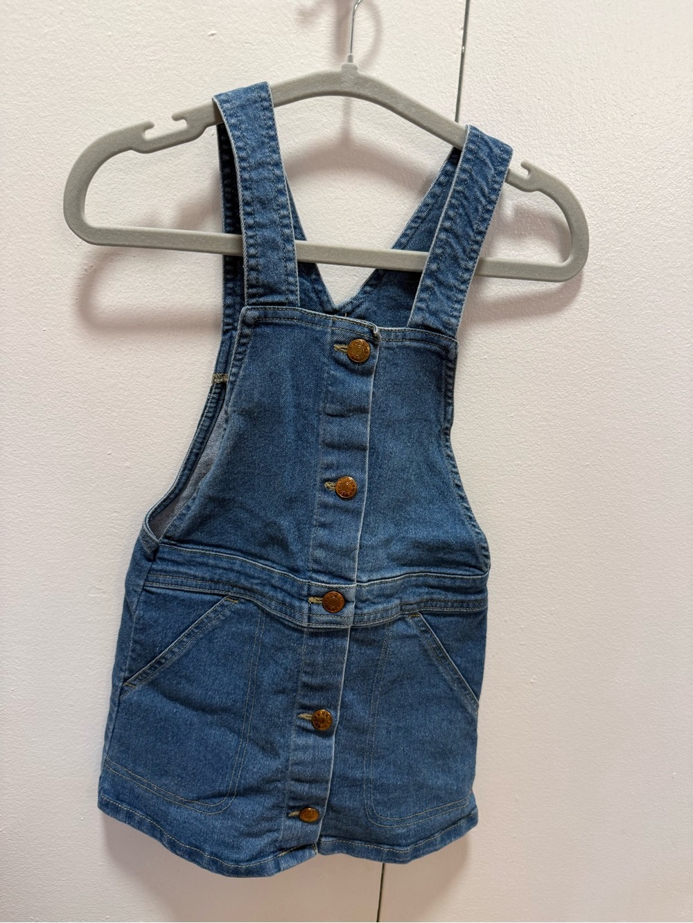 BCBGirls Denim Overall Dress - Blue